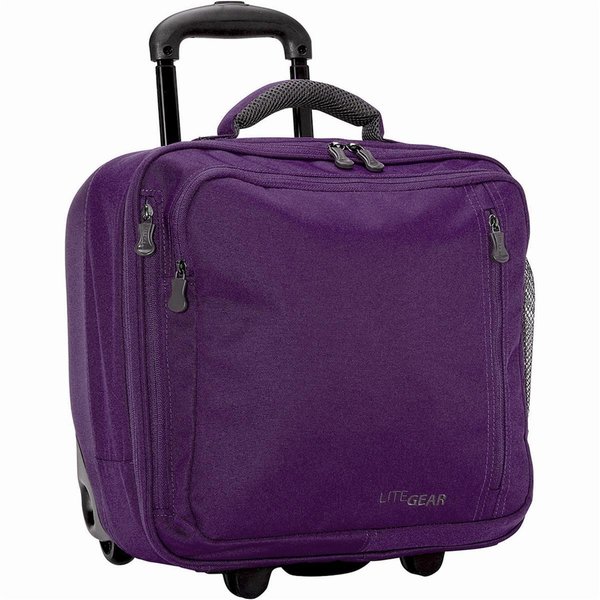 Lite Gear Hybrid Rolling Tote Purple LG2020